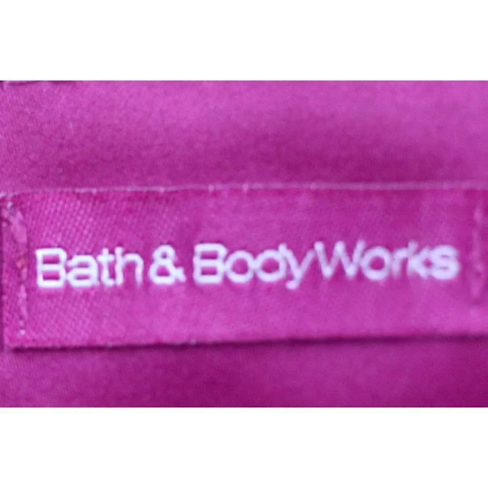 ROOMY BATH & BODY WORKS MAGENTA FAUX LEATHER SUEDE TOTE BOHO SHOULDER BAG PURSE